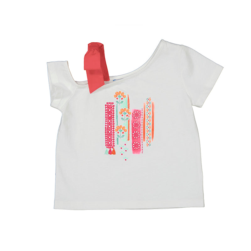 Camiseta asimetrica 3011 bco peonia