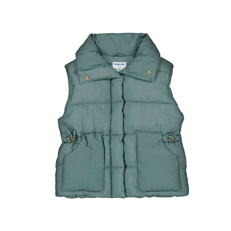 Chaleco acolchado combinado	4327 laurel