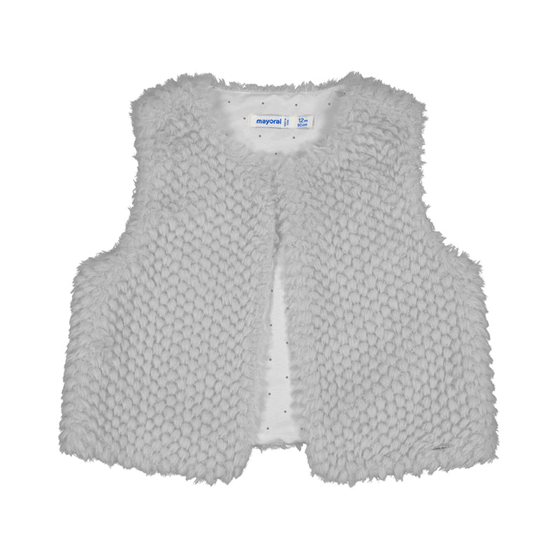 Chaleco pelo 2359 perla