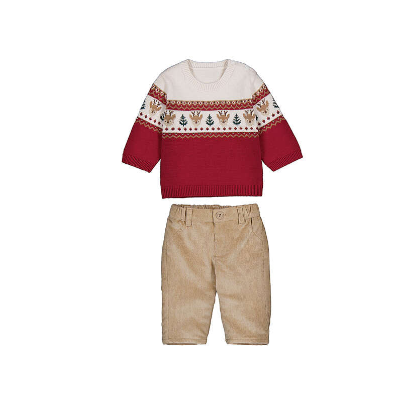 Conj. pantalon largo jersey 2532 red