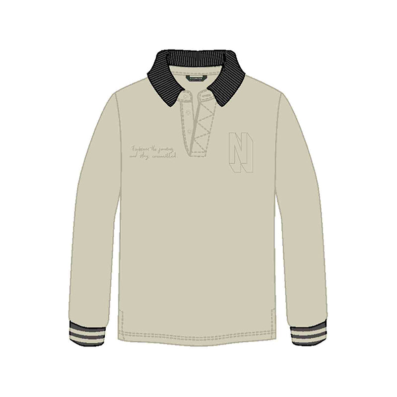 Polo m/l contrastes 7101 chai