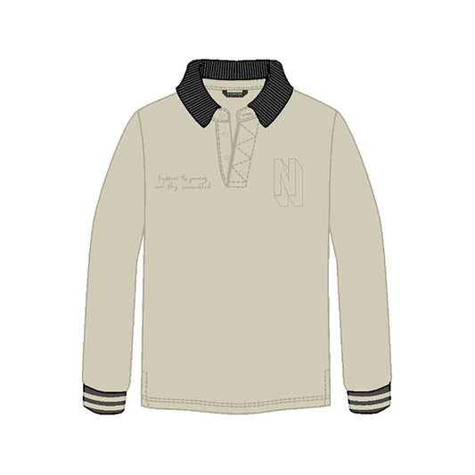 Polo m/l contrastes 7101 chai