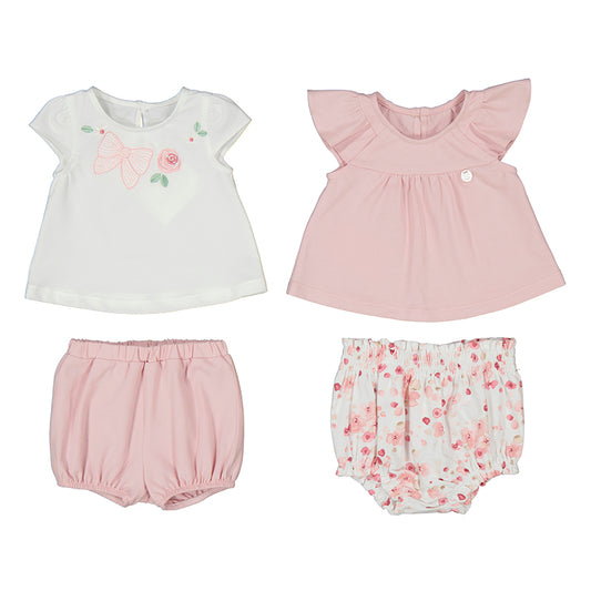 Conj 4piezas 1663 ROSA BABY