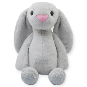 Conejo peluche gris