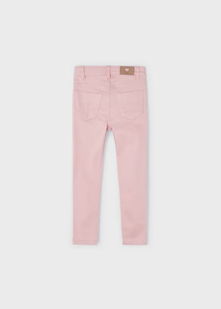 Pantalones 3555 largos satén rubor