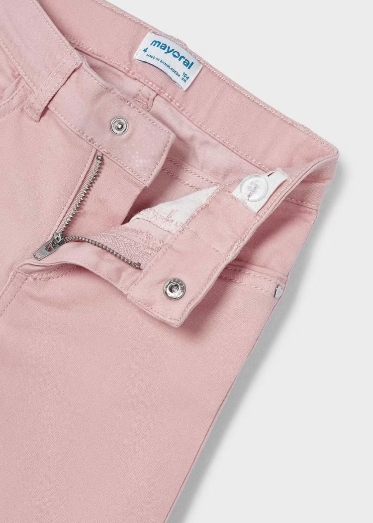 Pantalones 3555 largos satén rubor