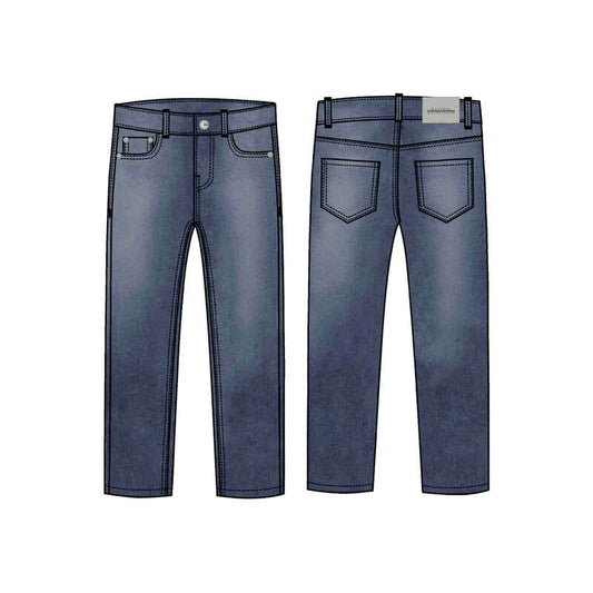 Pantalon tejano 540 medio