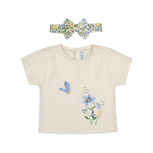 Conj.Camiseta 1081 hueso y pantalón 1509 cielo