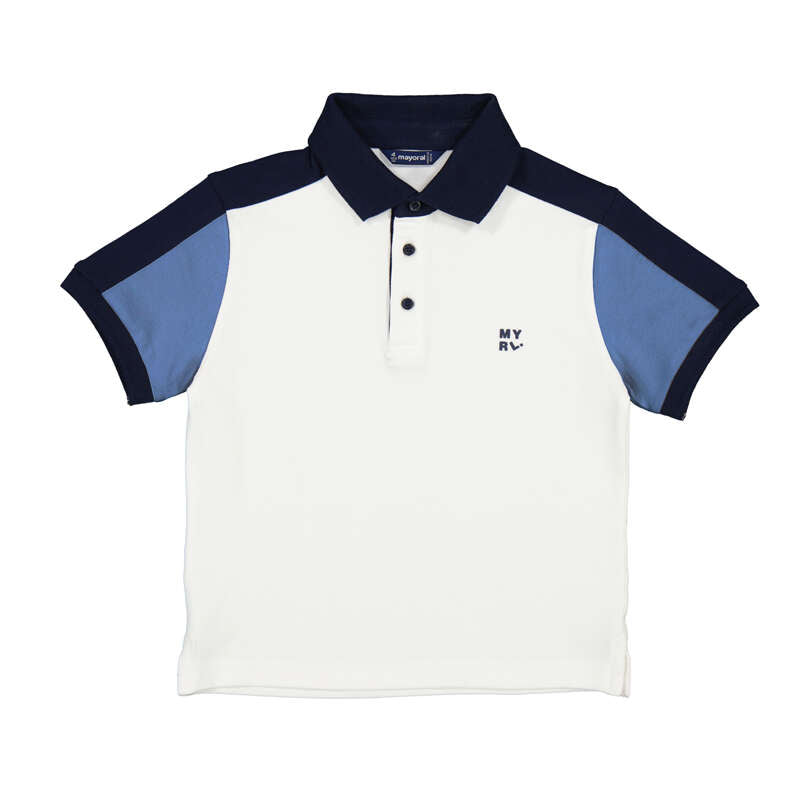 Polo 3109 bco añil
