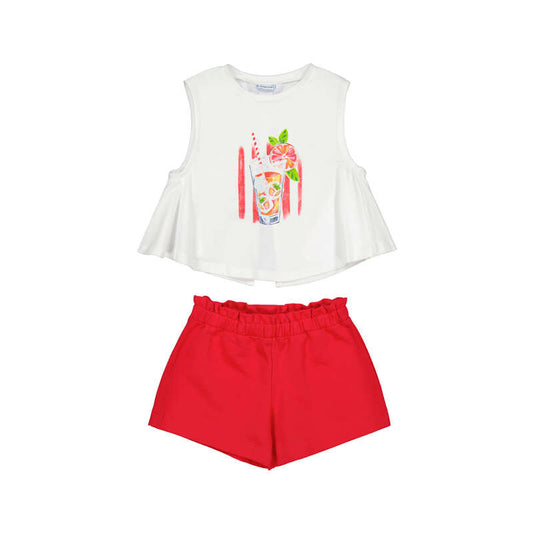 Conj short 3228 persimon