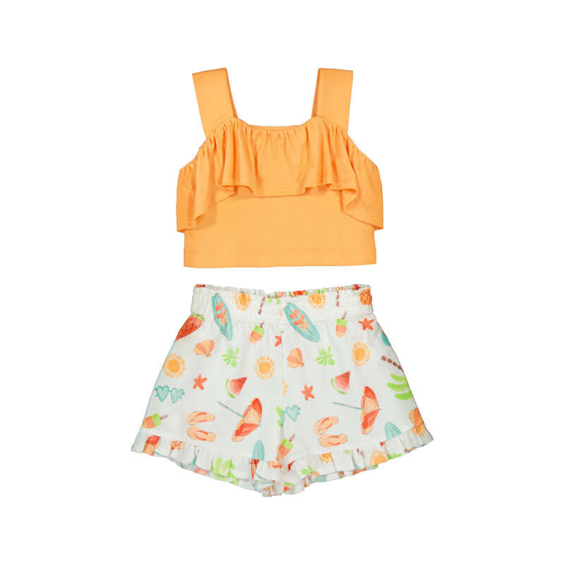 Conj short 3230 calabaza
