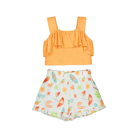 Conj short 3230 calabaza