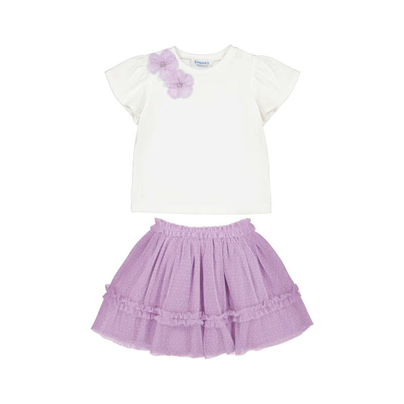 Conj falda 3946 malva