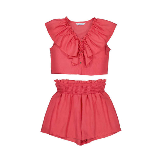 Conj short 6207 coral