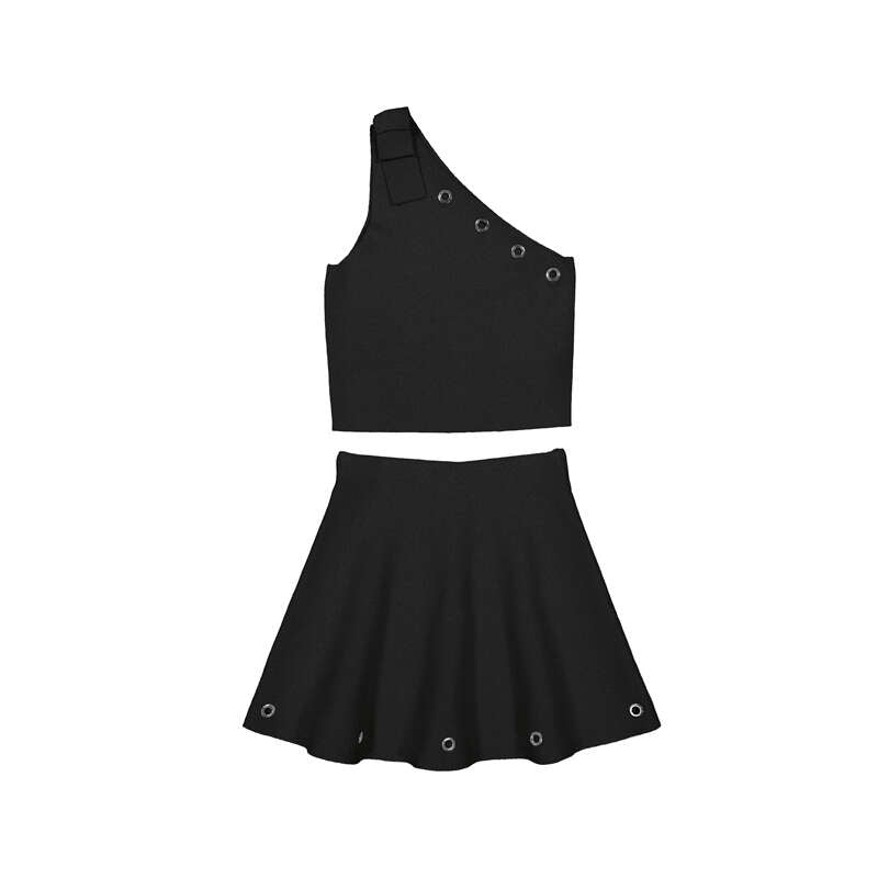 Conj falda 6918 negro