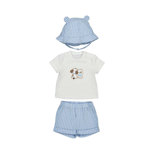 Conj pantalon cortó 1276 cielo