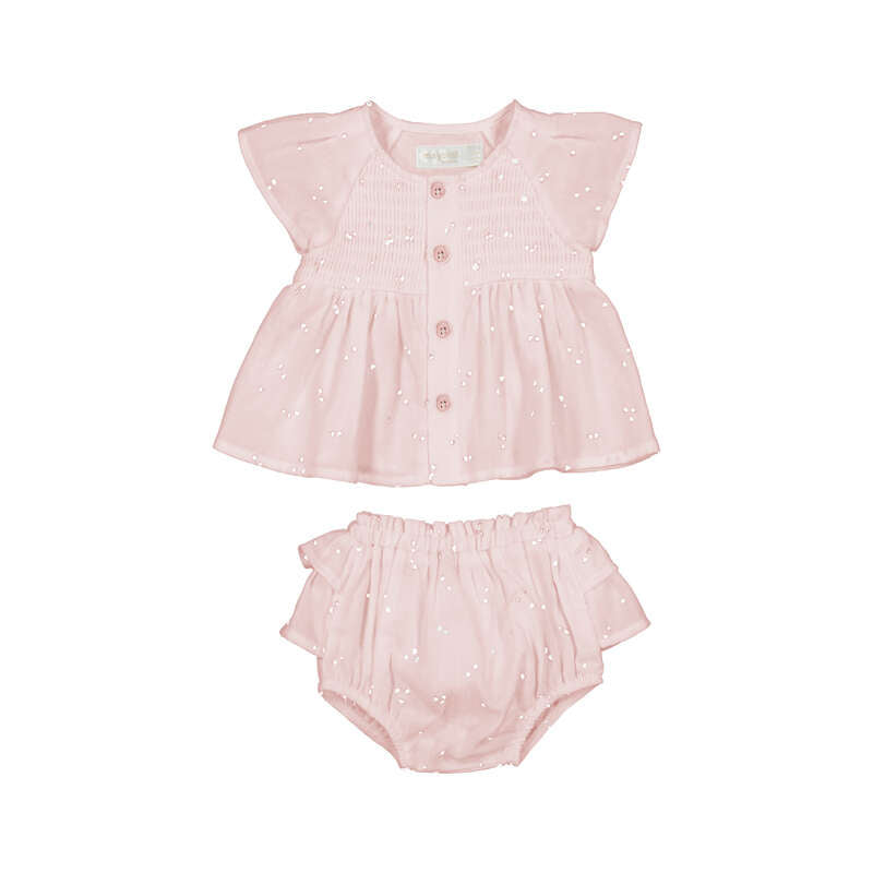 Conj short 1286 rosa baby