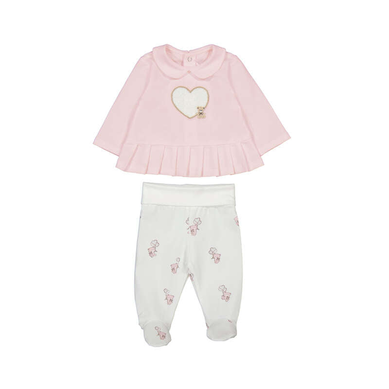 Conj polaina 1592 rosa baby