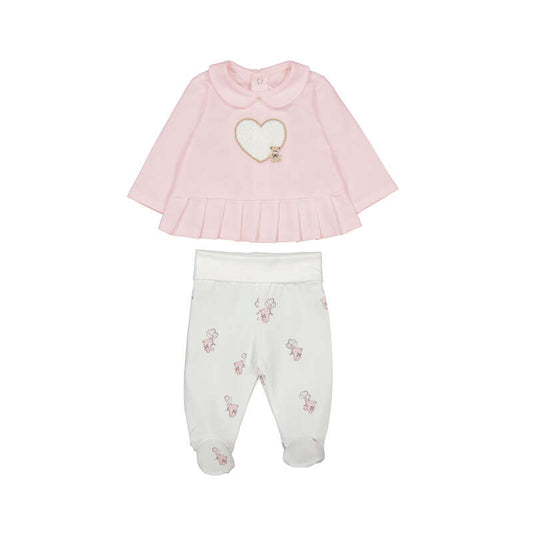 Conj polaina 1592 rosa baby