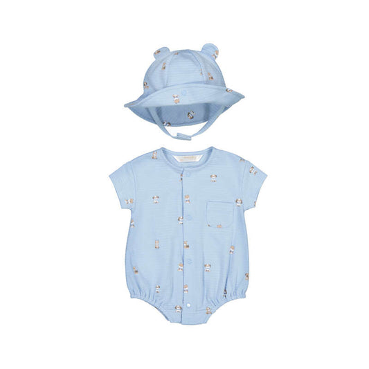 Pelele y gorro 1606 cielo