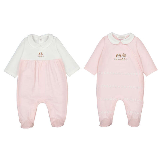 Set 2 péleles 1703 rosa baby
