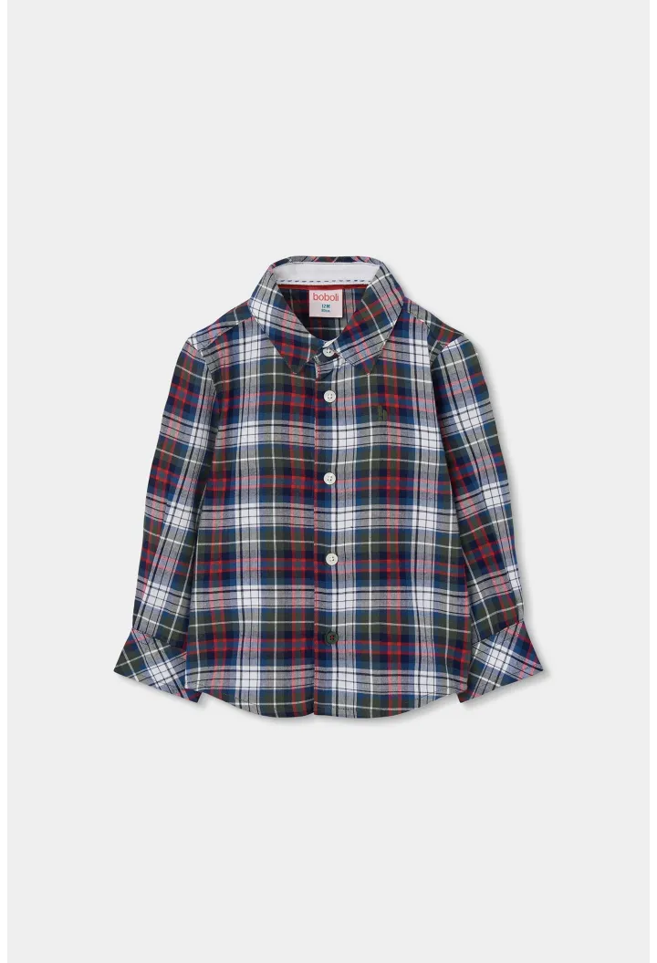 Camisa cuadros para niño 824037 BOBOLI