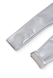 Leggins tipo piel afelpados 490351 silver