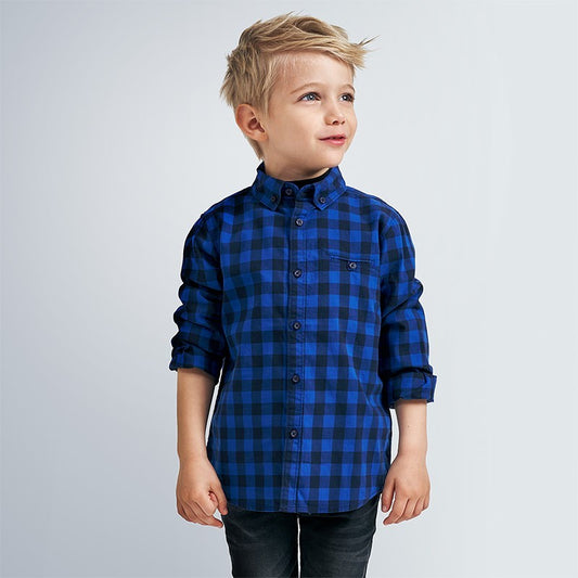 Camisa cuadro 4144 blue pop