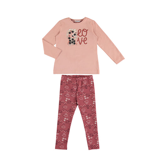 Conj. leggings 4777 rosado