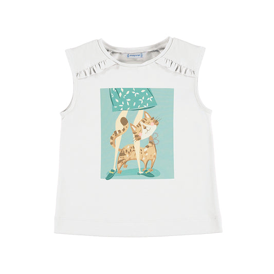 Camiseta tirantes grafica 3051 crudo
