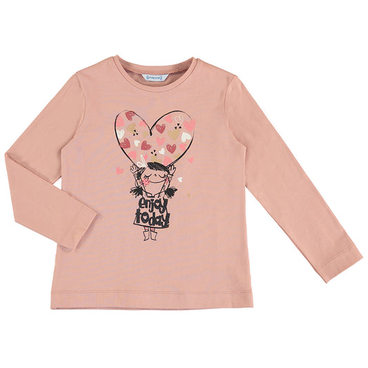 Camiseta m/l 4034 rosado