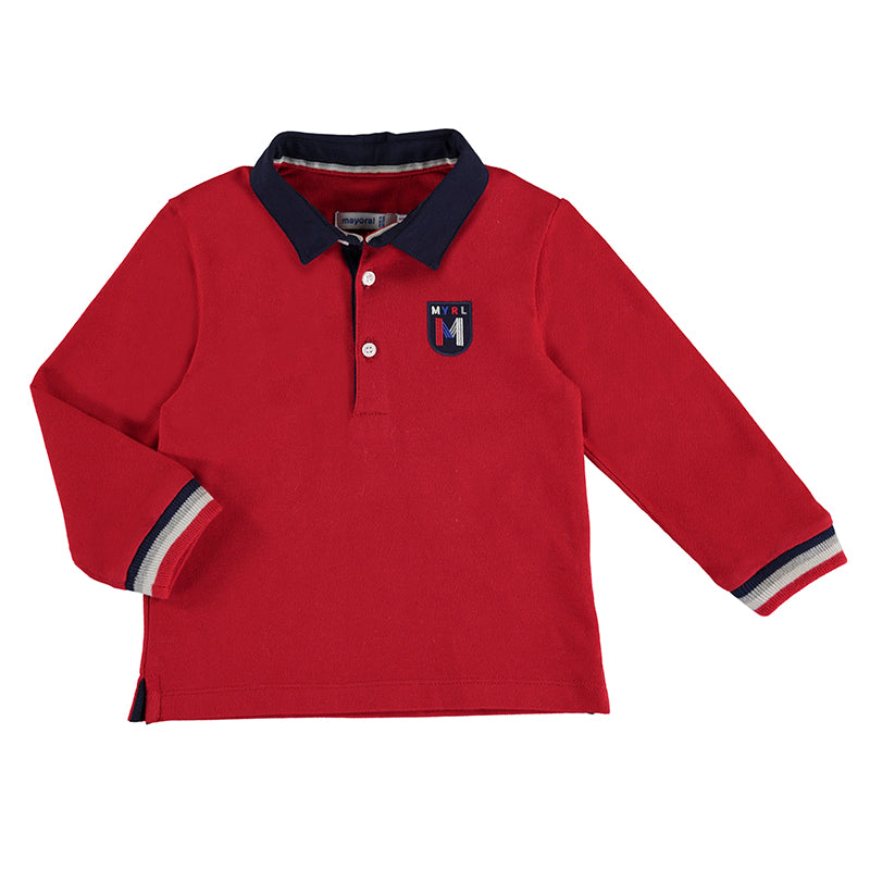 Polo m/l vestir 2154 rojo