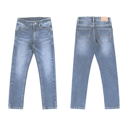Pant. tejano slim fit basico 538 medio