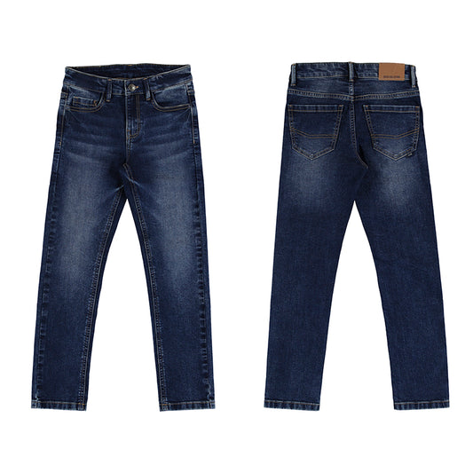 Pant. tejano slim fit basico 538 oscuro