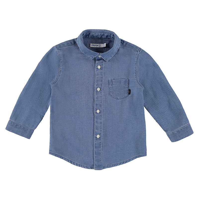 Camisa m/l soft denim 2162