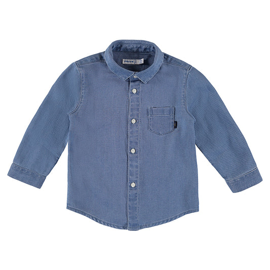 Camisa m/l soft denim 2162