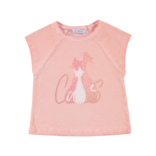 Camiseta m/c tinte en prenda 3043