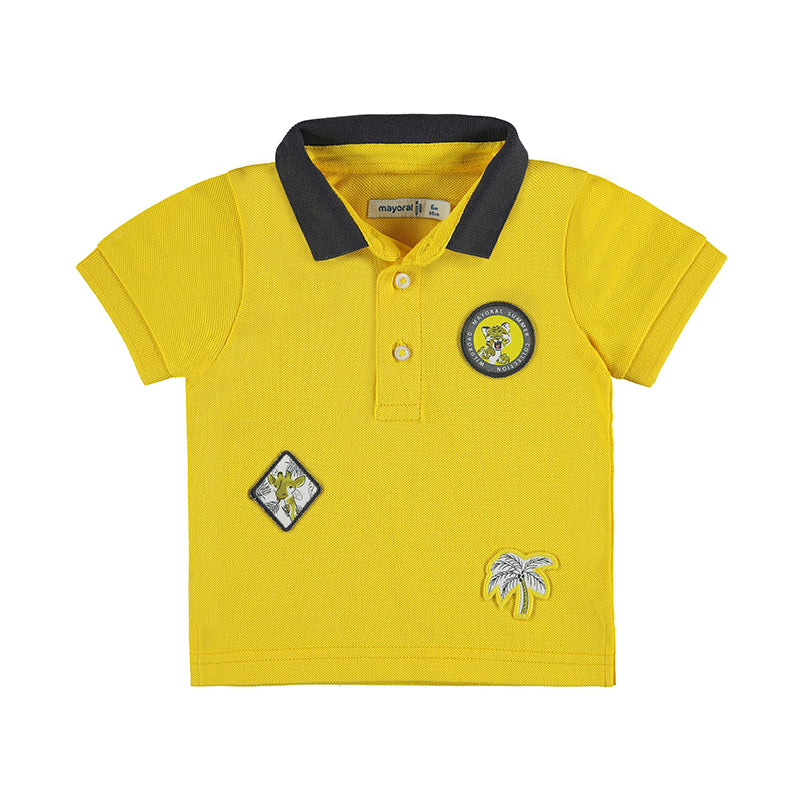 Polo m/c apliques 1107