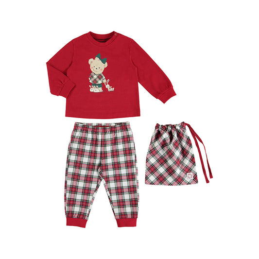 Pijama con bolsa 2718 cuadros