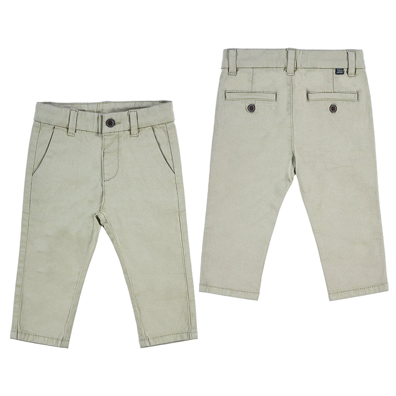 Pantalon chino sarga basico 522 piedra