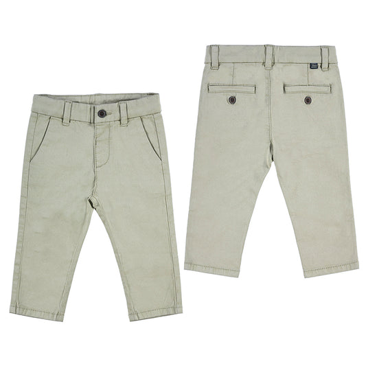 Pantalon chino sarga basico 522 piedra
