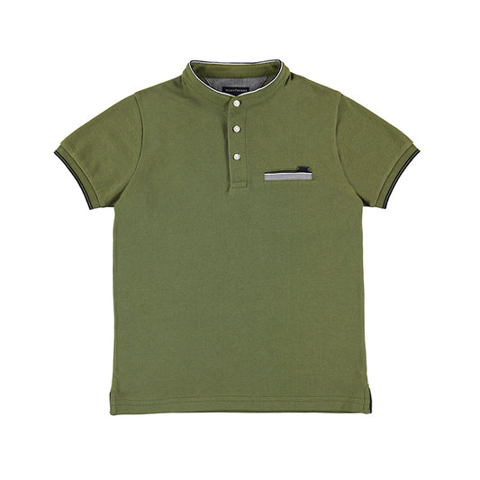 Polo m/c cuello mao contrastes 6101 Tortuga
