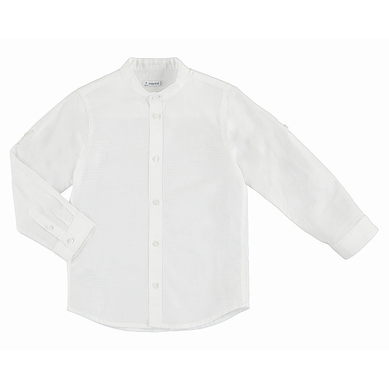Camisa m/l mao lino 3122 blanco