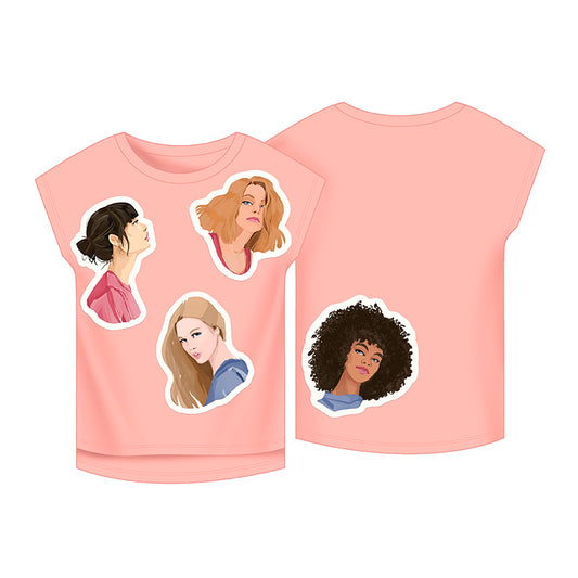 Camiseta m/c 6033 nude