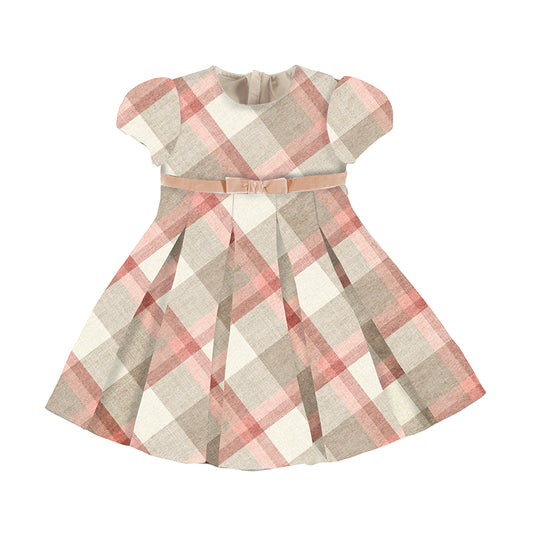 Vestido cuadro 4959 rosado