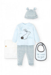 Paquete bebe 105084 2000 azul boboli