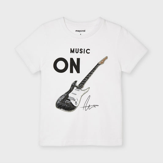 Camiseta lentejuelas niño 3048