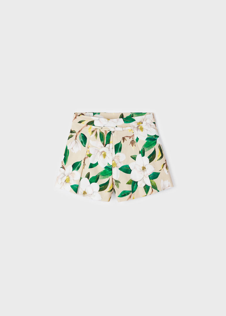 falda pantalón estampado 3906 beige