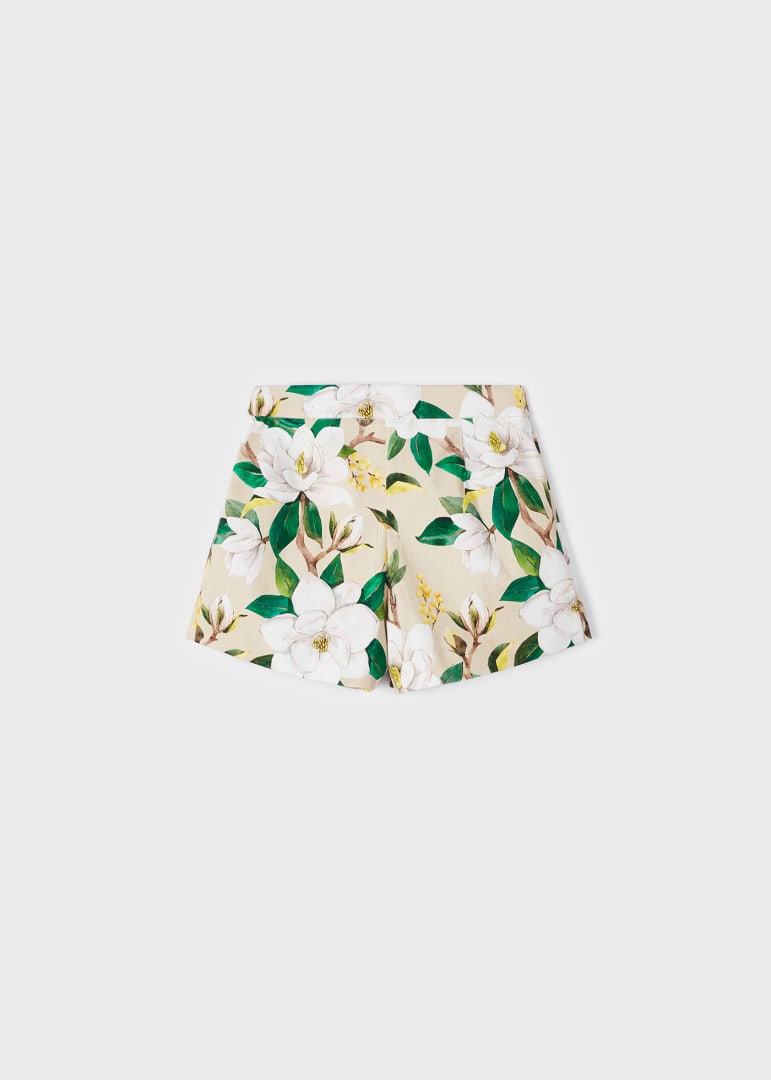 falda pantalón estampado 3906 beige