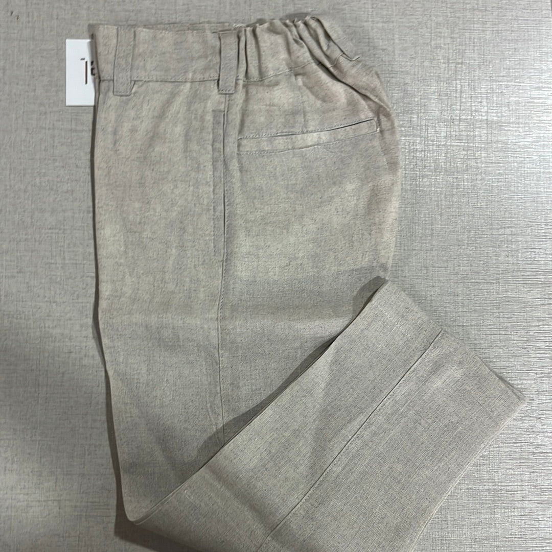 Pantalón lino ixchel beige mod 630